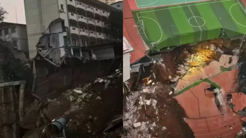 邵阳资江学校坍塌原因